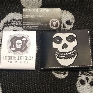 Handmade leather Misfits wallet